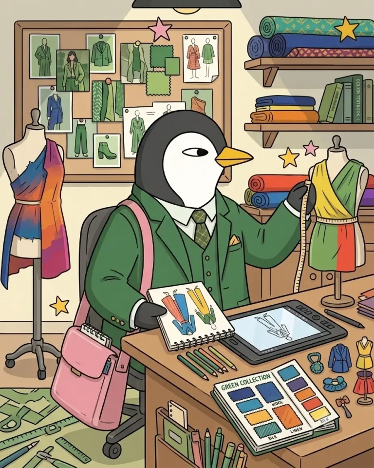 デザイナーのペンギン