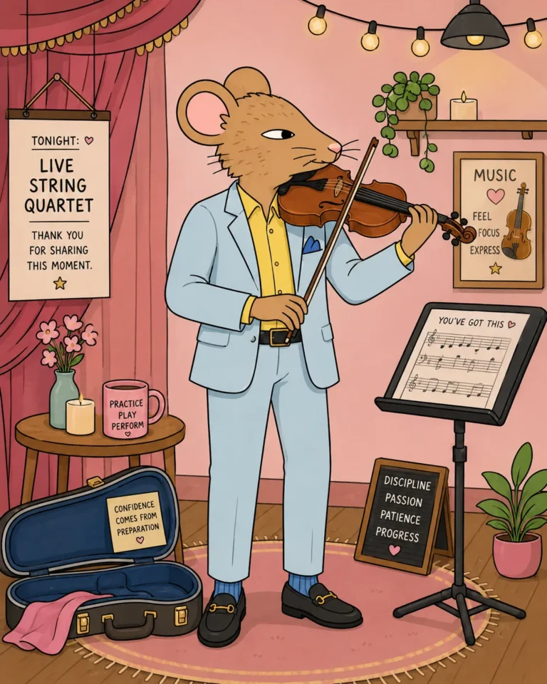 バイオリニストのネズミ