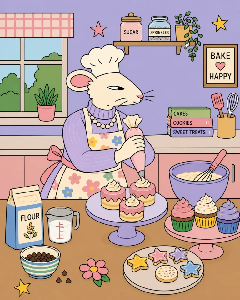 パティシエのネズミ