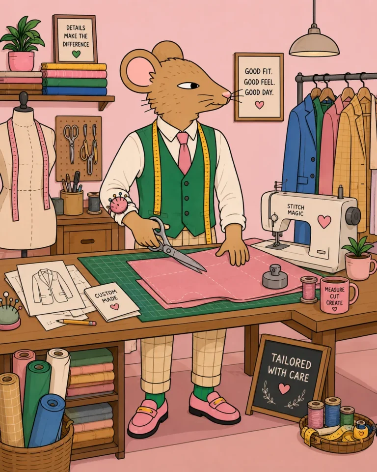 仕立て屋さんのネズミ